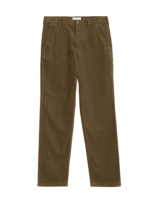 Regular Fit Corduroy Stretch Chinos