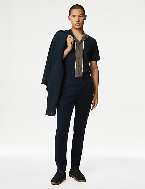 Slim Fit Corduroy Stretch Chinos