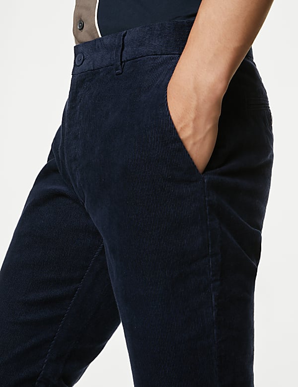 Slim Fit Corduroy Stretch Chinos
