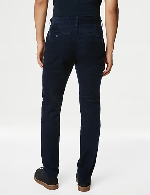 Slim Fit Corduroy Stretch Chinos
