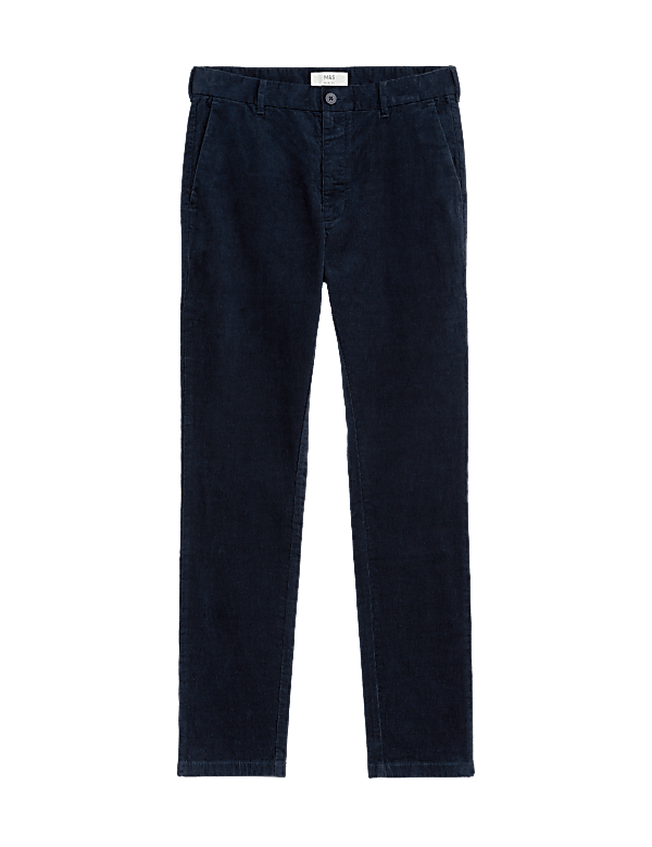 Slim Fit Corduroy Stretch Chinos