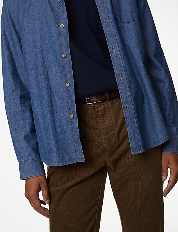Slim Fit Corduroy Stretch Chinos