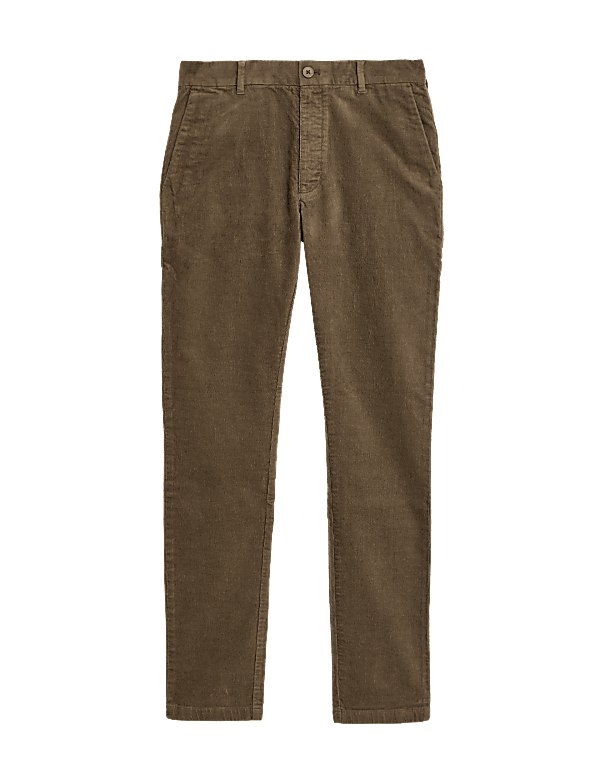Slim Fit Corduroy Stretch Chinos