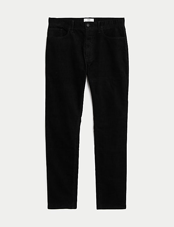 Slim Fit Corduroy 5 Pocket Trousers - US