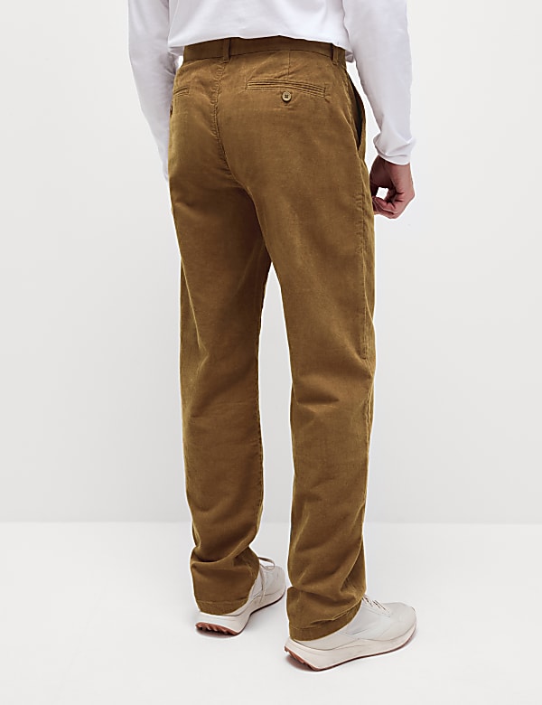 Loose Fit Corduroy Stretch Chinos - IT