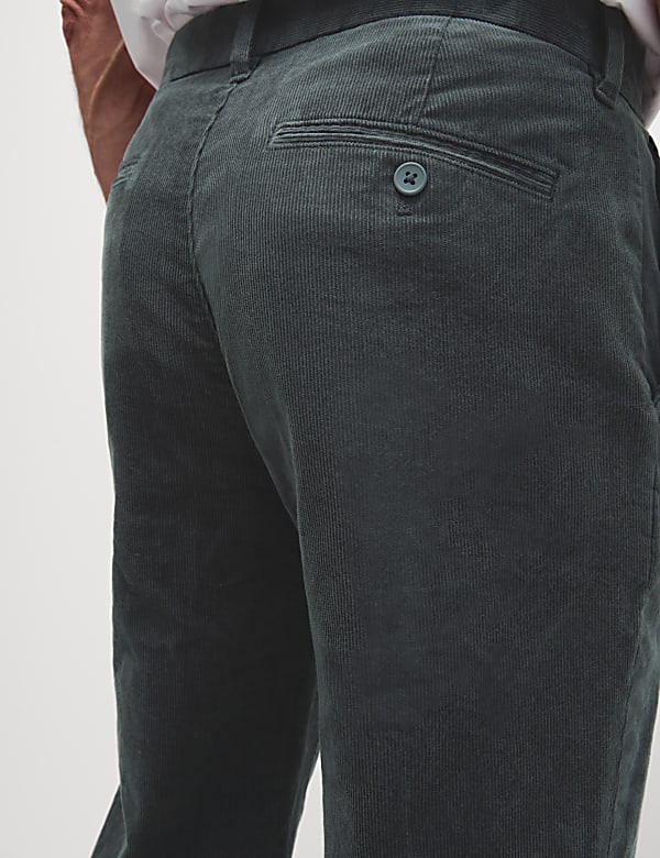 Regular Fit Corduroy Stretch Chinos