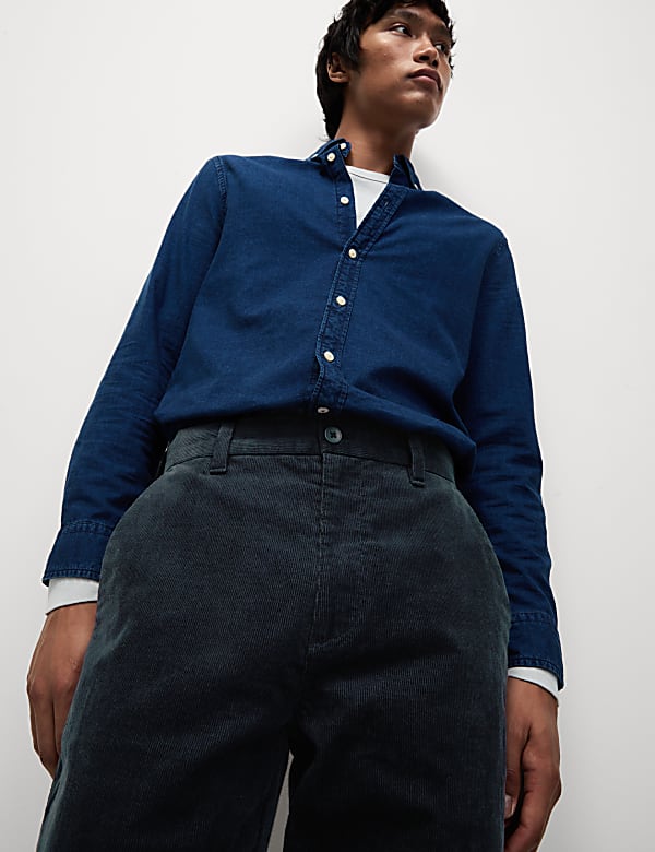 Regular Fit Corduroy Stretch Chinos
