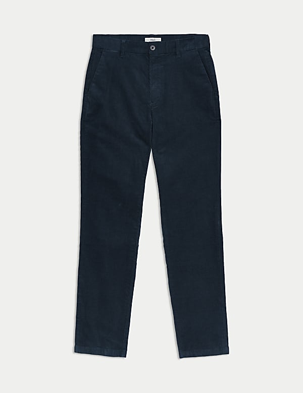Regular Fit Corduroy Stretch Chinos - NZ