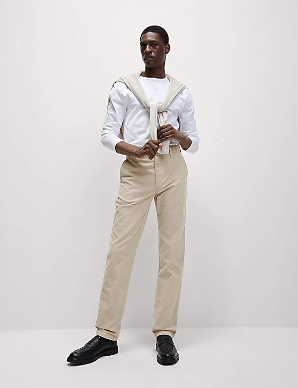 Regular Fit Corduroy Chinos