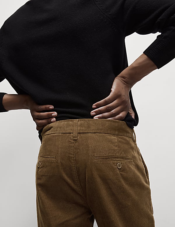 Regular Fit Corduroy Stretch Chinos