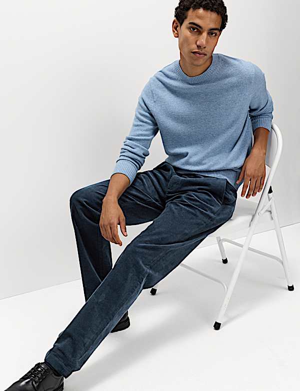 Regular Fit Corduroy Stretch Chinos