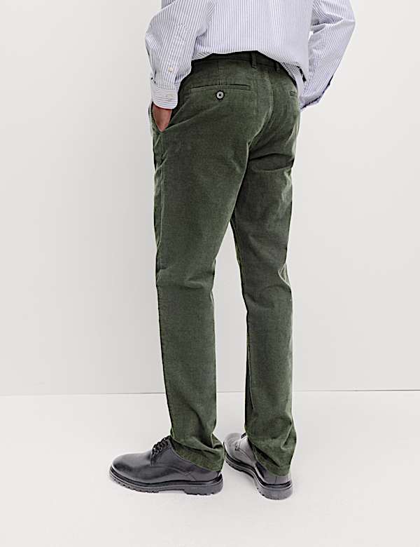 Regular Fit Corduroy Stretch Chinos