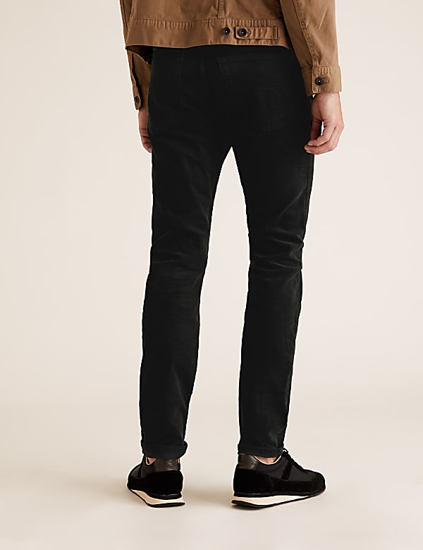 Slim Fit Corduroy 5 Pocket Trousers