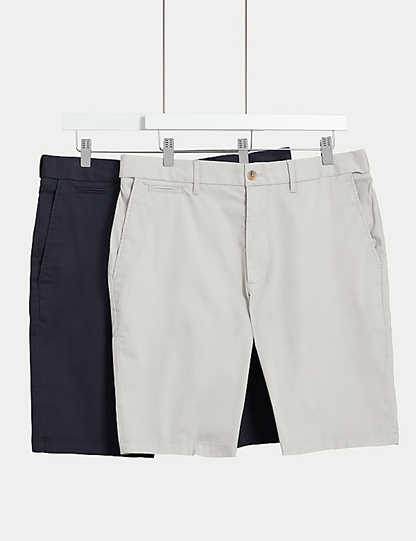 2pk Super Lightweight Chino Shorts - BG