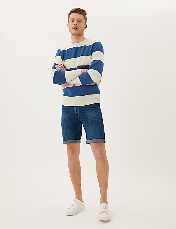 Buy Stretch Denim Shorts at Marks Spencer