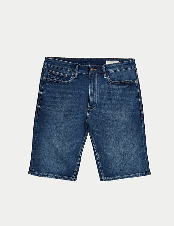 Denim-Shorts mit Stretchanteil - DE