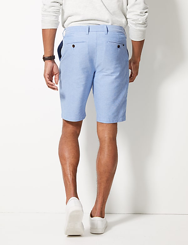 Pure Cotton Chambray Shorts