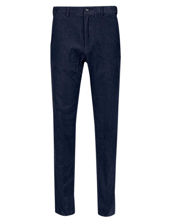 Regular Fit Pure Cotton Corduroy Trousers