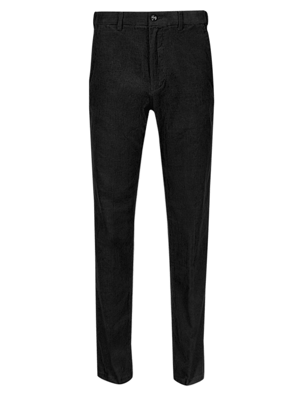 Regular Fit Pure Cotton Corduroy Trousers