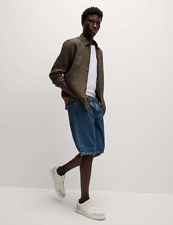 Regular Fit Pure Linen Shirt - MX