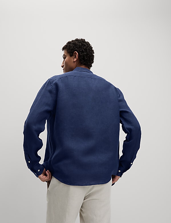 Regular Fit Pure Linen Shirt