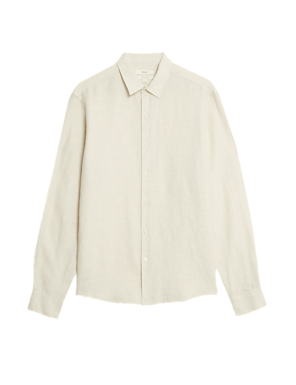 Regular Fit Pure Linen Shirt