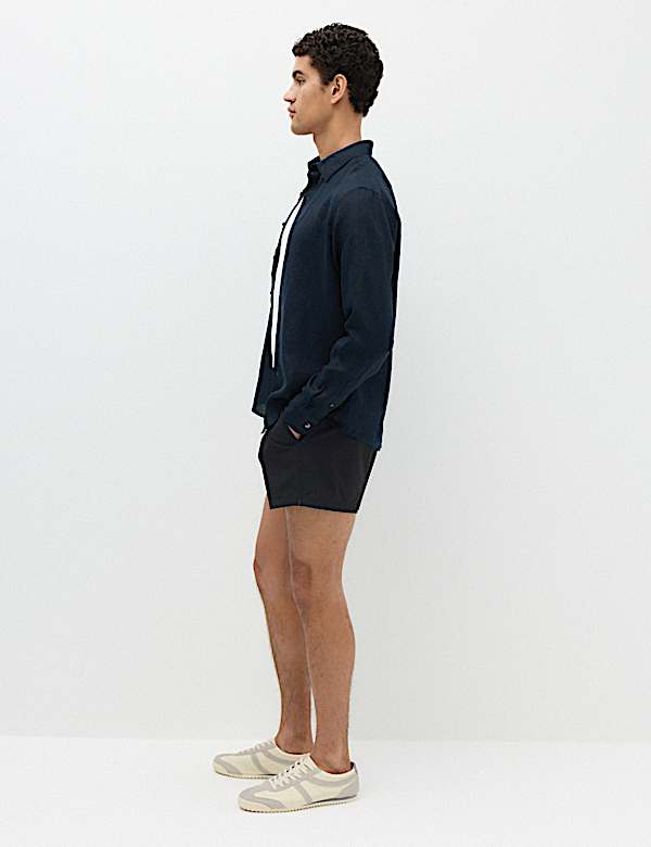 Regular Fit Pure Linen Shirt