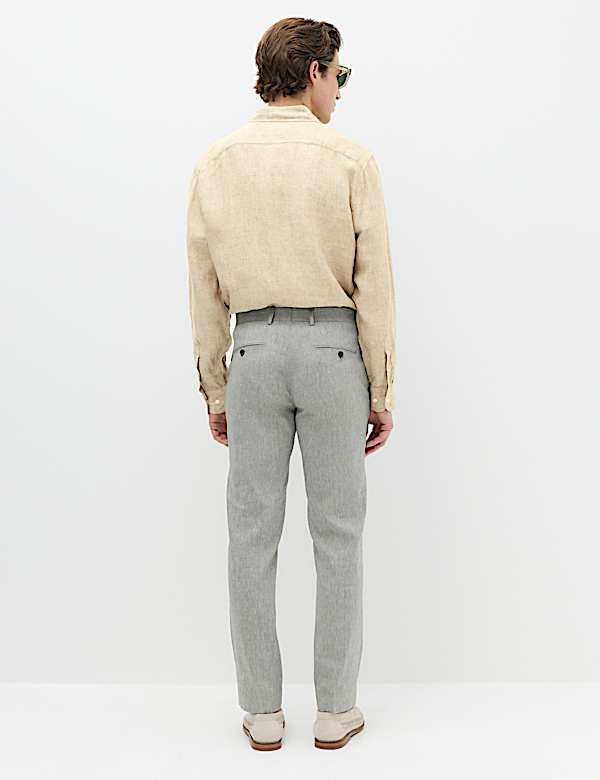 Regular Fit Pure Linen Shirt