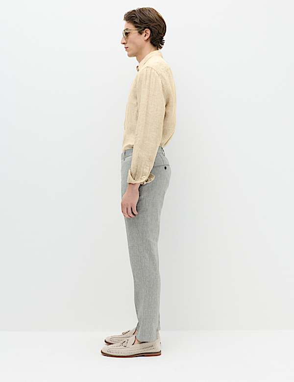 Regular Fit Pure Linen Shirt