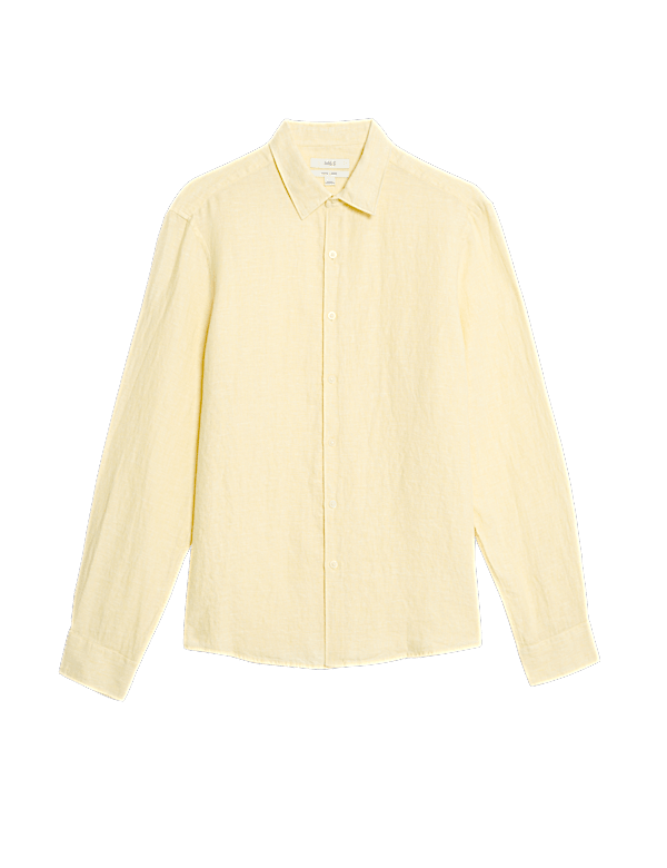 Regular Fit Pure Linen Shirt