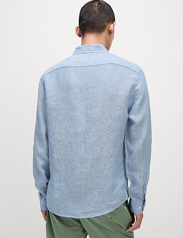 Regular Fit Pure Linen Shirt