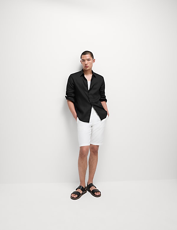Regular Fit Pure Linen Shirt
