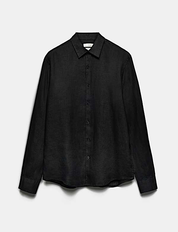Chemise coupe standard 100 % lin - FR