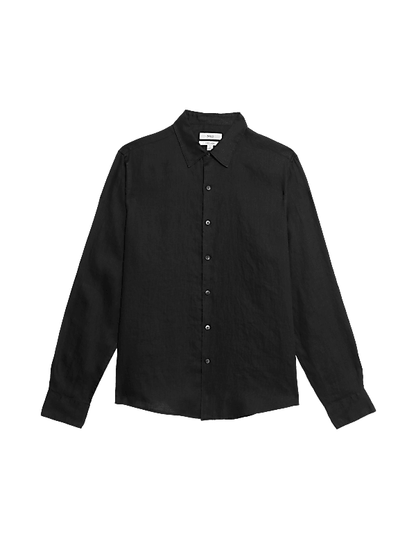 Regular Fit Pure Linen Shirt