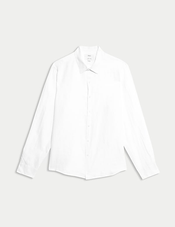 Regular Fit Pure Linen Shirt - US