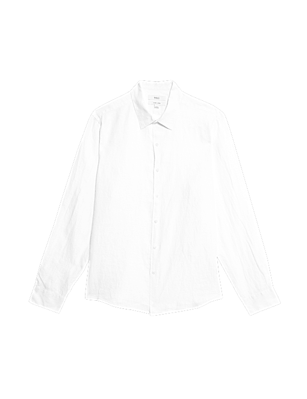 Regular Fit Pure Linen Shirt