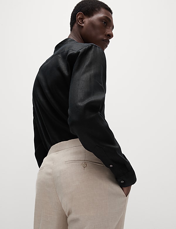 Slim Fit Pure Linen Shirt - SE