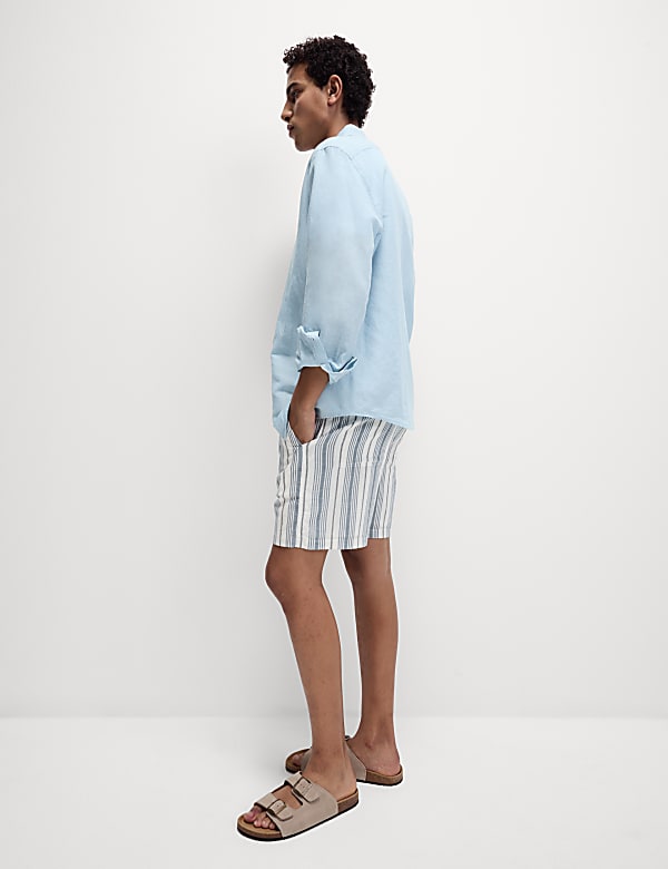 Cotton Linen Blend Shirt