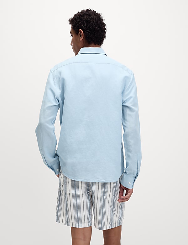 Cotton Linen Blend Shirt