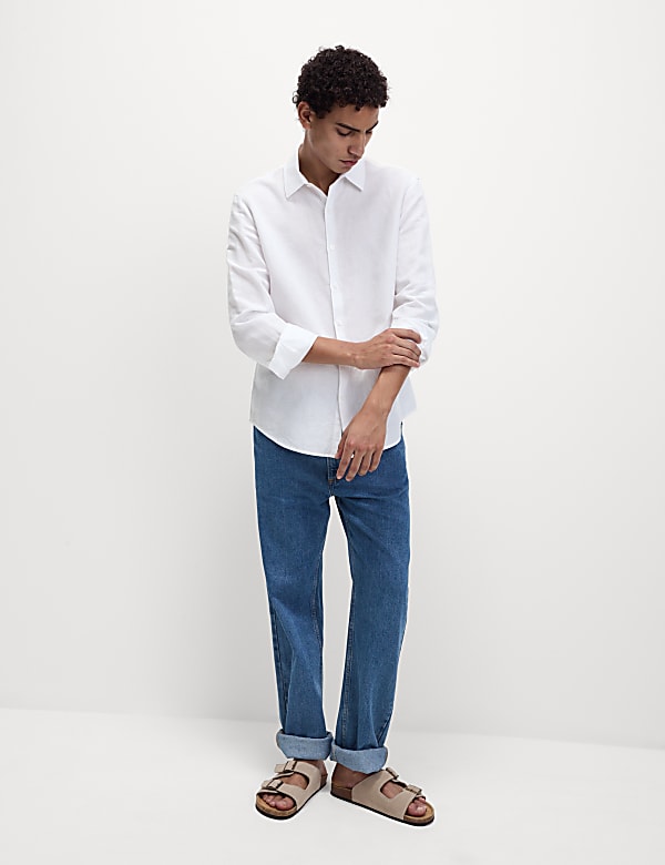 Cotton Linen Blend Shirt
