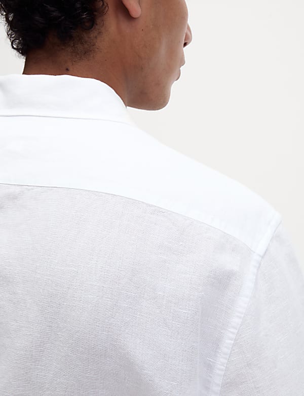 Cotton Linen Blend Shirt