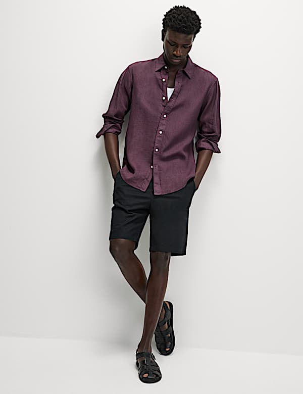 Pure Linen Garment Dye Shirt