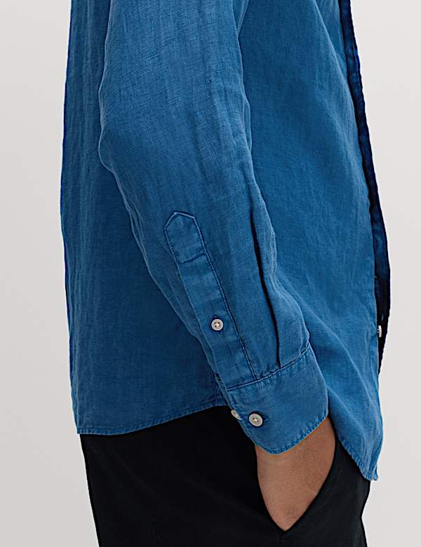 Slim Fit Pure Linen Shirt - US