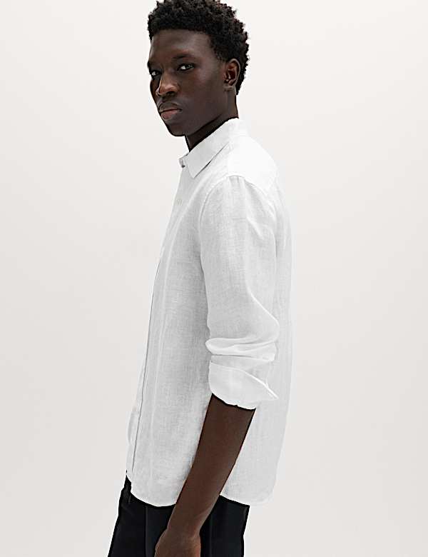 Relaxed Fit Pure Linen Shirt - IL