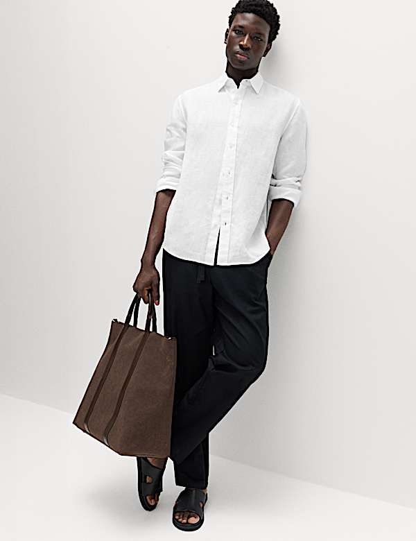 Relaxed Fit Pure Linen Shirt - IL