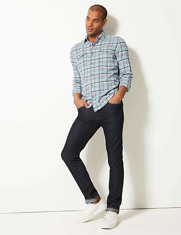 Pure Cotton Checked Shirt