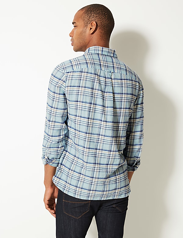 Pure Cotton Checked Shirt