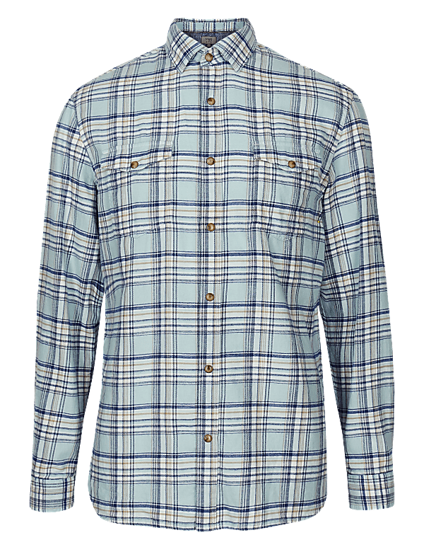 Pure Cotton Checked Shirt