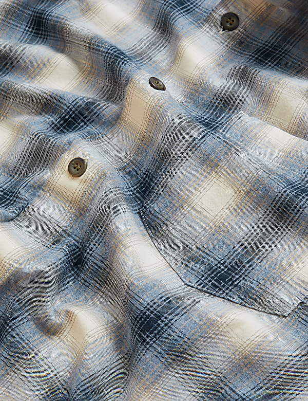Pure Cotton Check Shirt