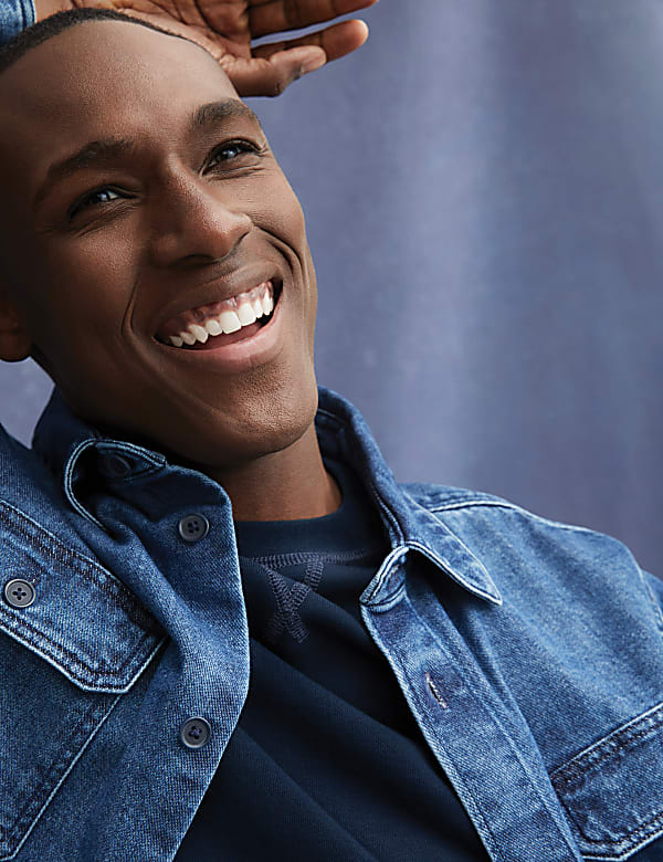 Denim Utility Overshirt